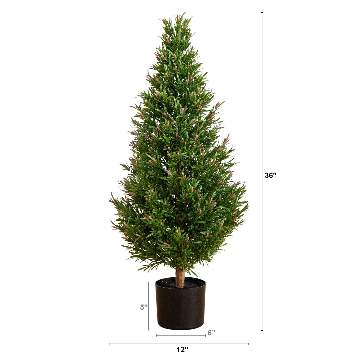 3 Ft UV Resistant Artificial Rosemary Tree