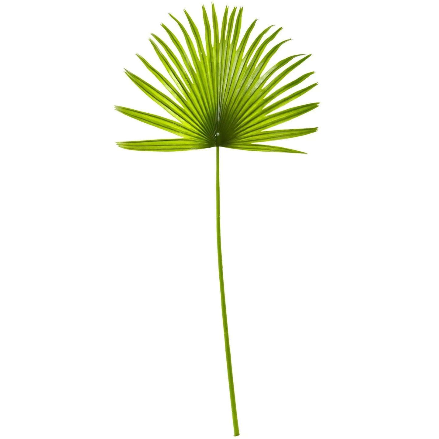 33-inch fan palm artificial spray plant stem set of 6 green Nearly Natural palm frond on Tampa Home & Garden Store