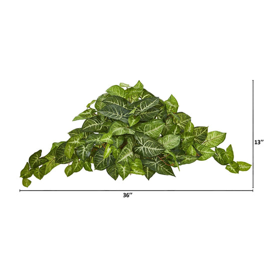 36” Nephthytis Artificial Ledge Plant - Tampa Home & Garden Store