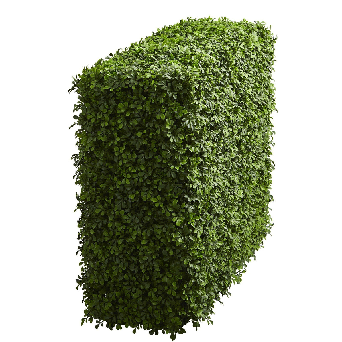 Boxwood artificial hedge privacy fence 39-inch Nearly Natural indoor/outdoor lush green leaves on Tampa Home & Garden Store
