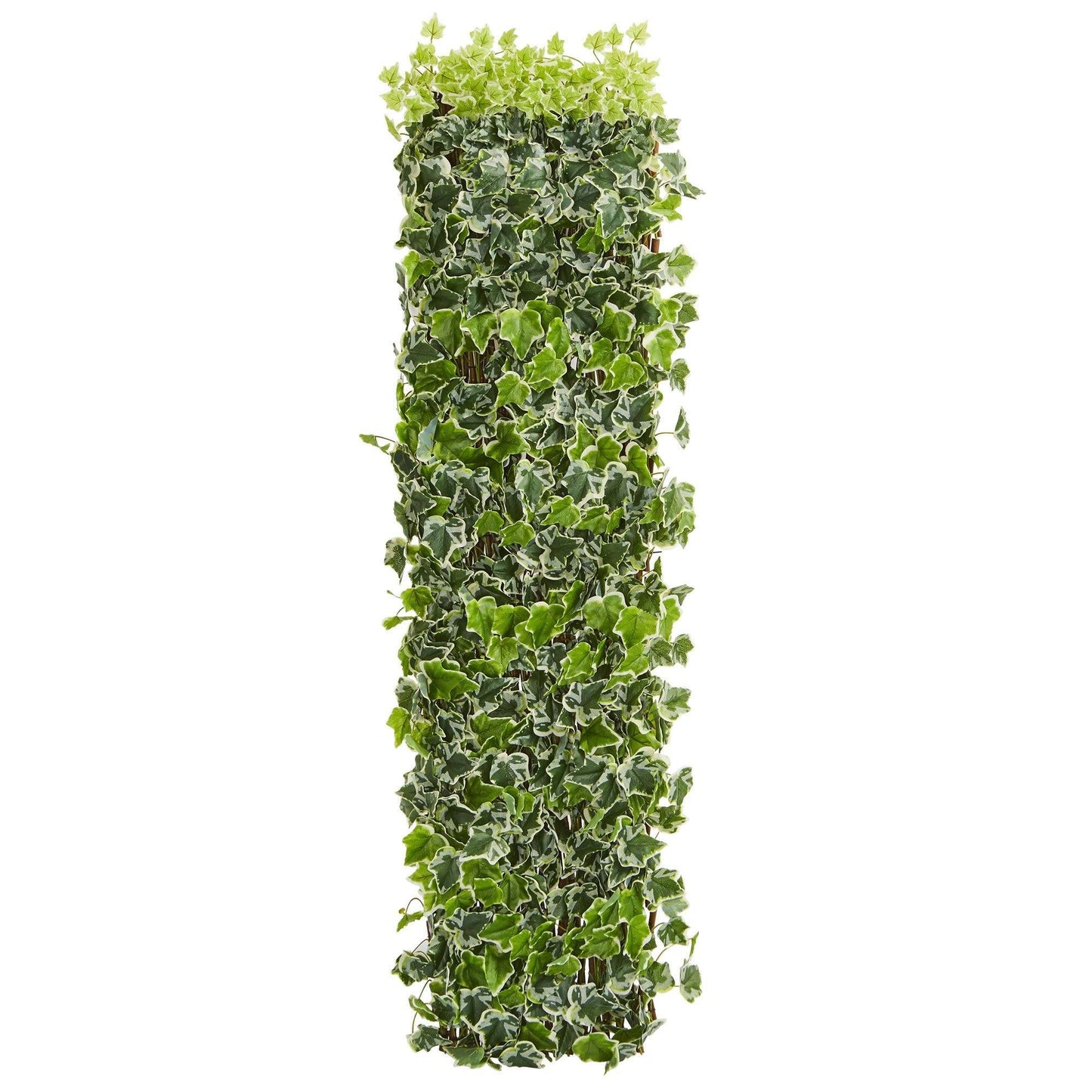 Nearly Natural 39 inch English Ivy Expandable Fence Trellis with faux variegated leaves on Tampa Home & Garden Store