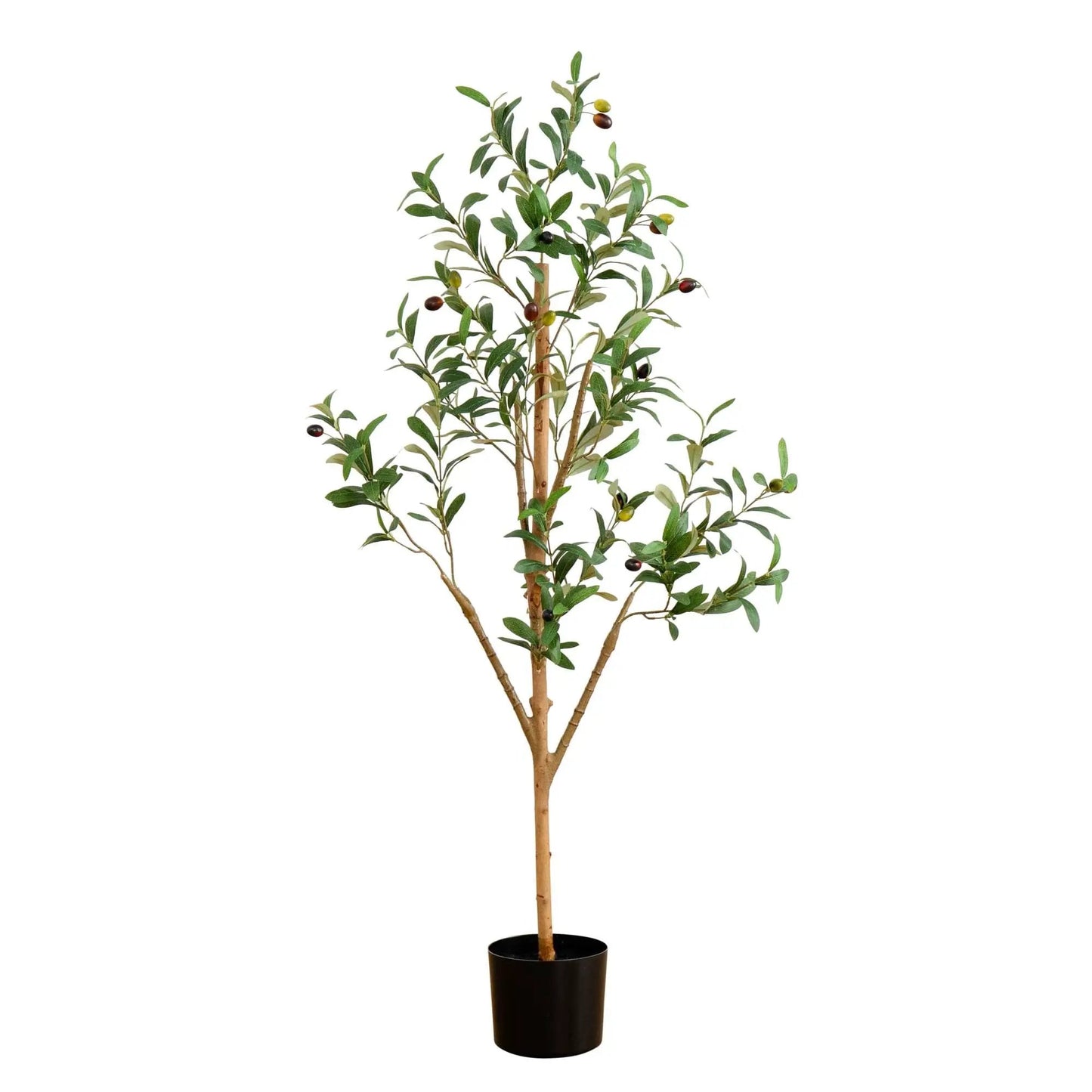 4’ Artificial Olive Tree with Natural Trunk - Tampa Home & Garden Store