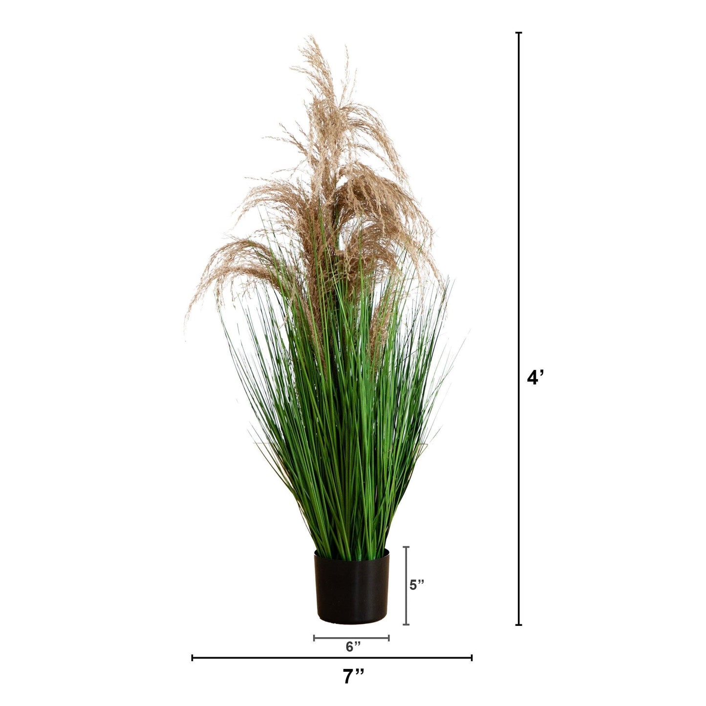 The Artificial Pampas Grass and Plum Decor