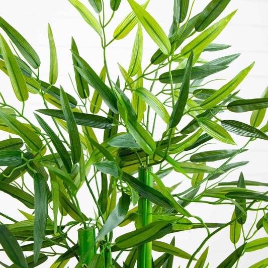 Nearly Natural Bamboo Tree UV-Resistant indoor outdoor artificial plant with slender leaves on Tampa Home & Garden Store