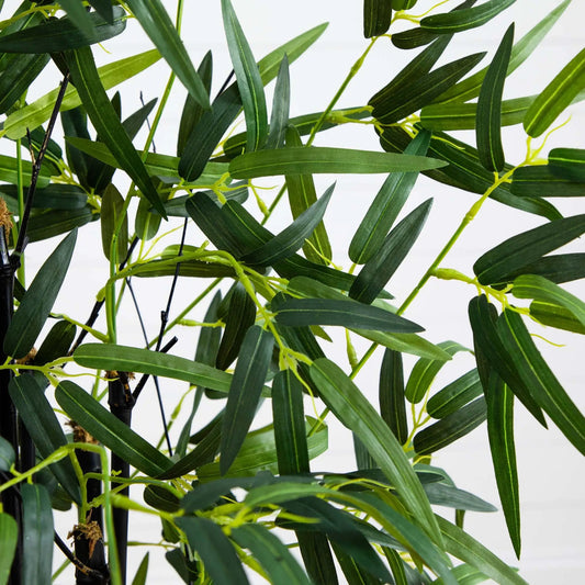 4 Inch Black Bamboo Tree Nearly Natural artificial garden decor on Tampa Home & Garden Store