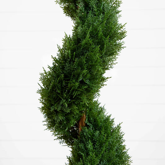 4' Cedar Spiral Silk Tree (In-door/Out-door) - Tampa Home & Garden Store