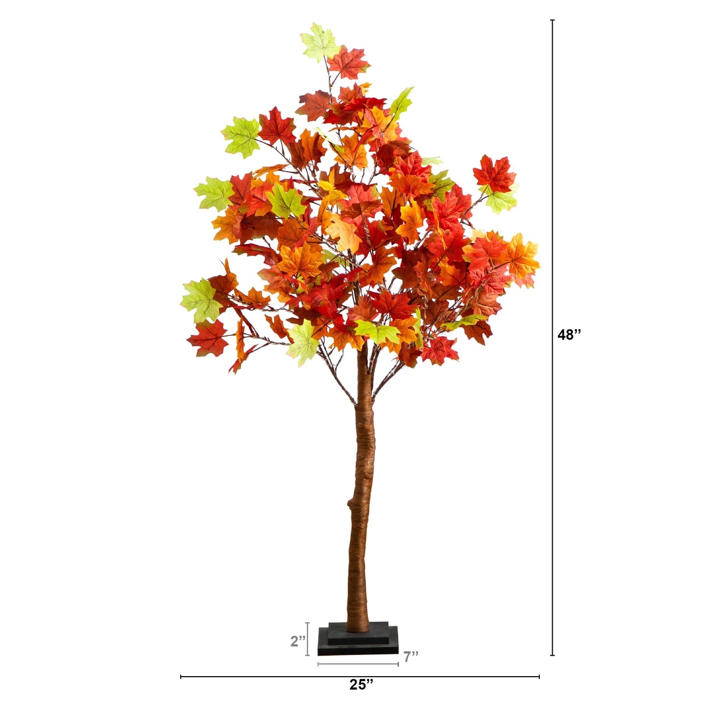 Tree Nearly Natural 4ft pre-lit autumn maple artificial tree with 180 warm white LEDs on Tampa Home & Garden Store