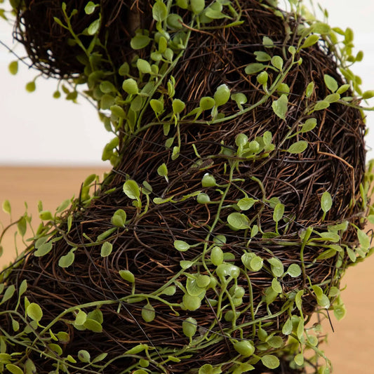 4 ft artificial Muehlenbeckia Spiral Tree with woven twig base and leaves Nearly Natural on Tampa Home & Garden Store