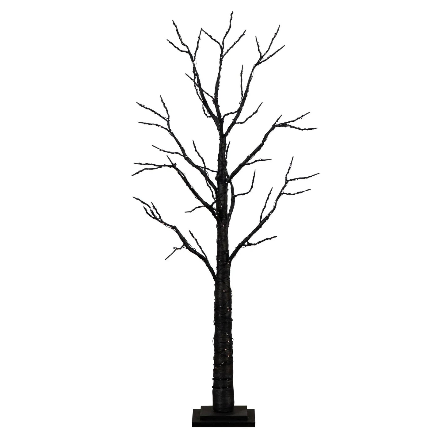 Nearly Natural Pre-Lit Halloween Twig Tree with 240 orange LEDs, black twig branches on Tampa Home & Garden Store