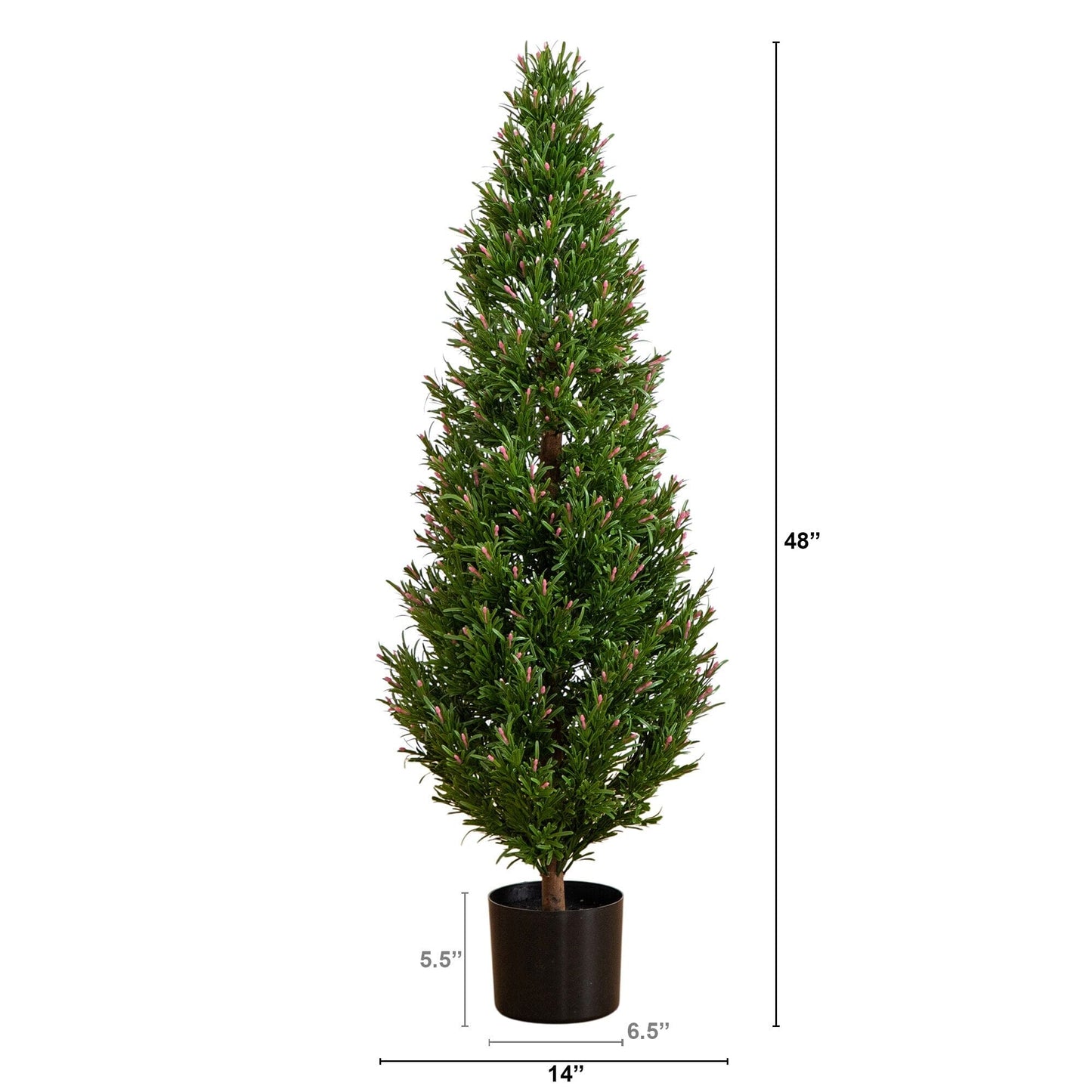 Artificial Rosemary Topiary for Porch and Yard
