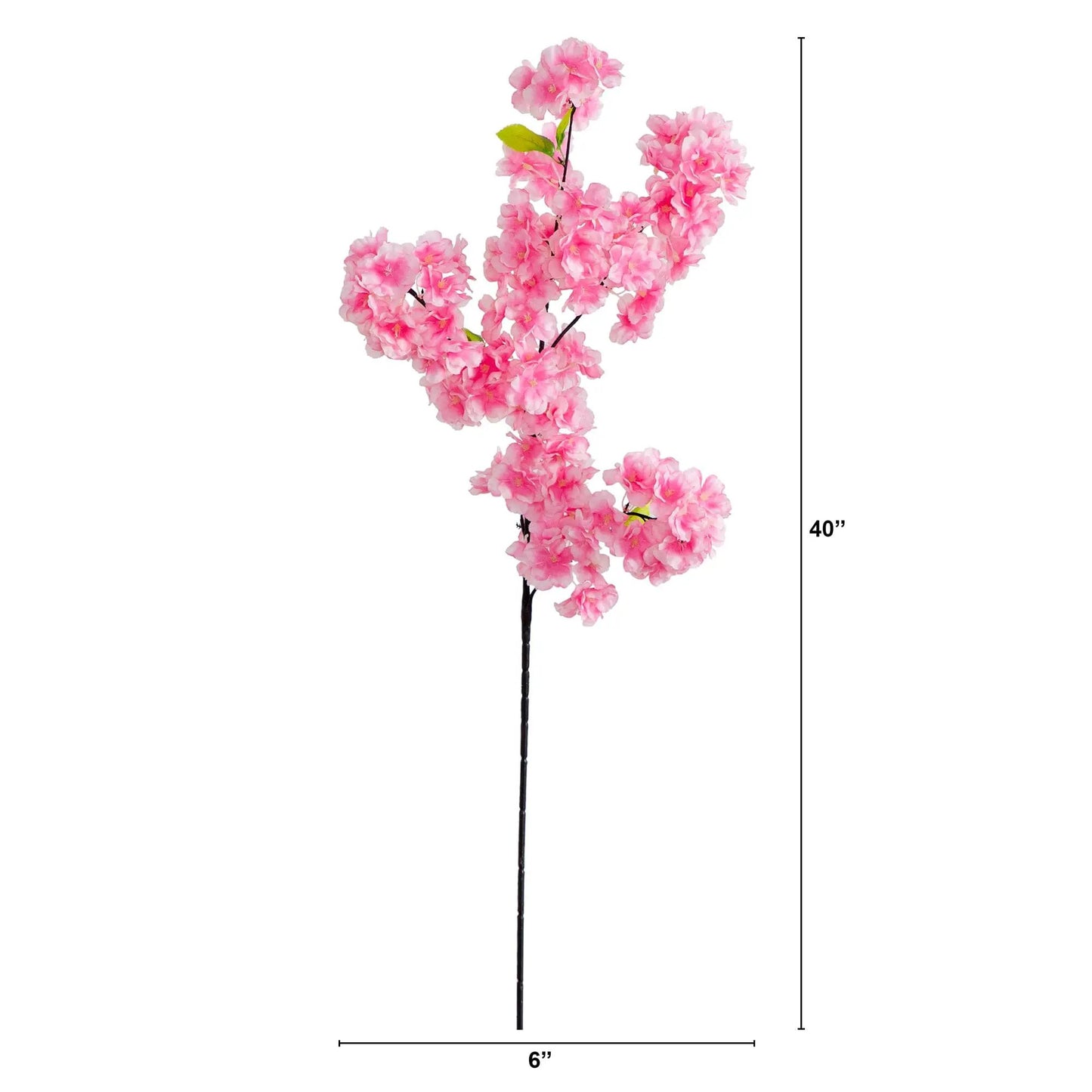 40-inch artificial cherry blossom stems set of 3 with pink blooms by Nearly Natural on Tampa Home & Garden Store