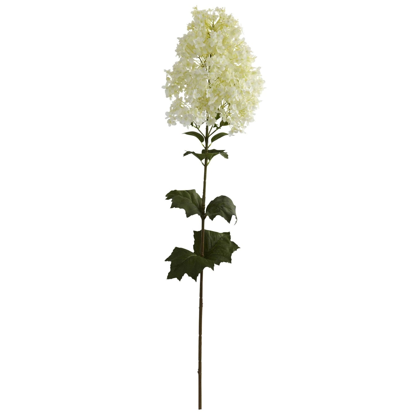 40in PeeGee Hydrangea artificial stem set of 2, cream blooms, green leaves Nearly Natural on Tampa Home & Garden Store
