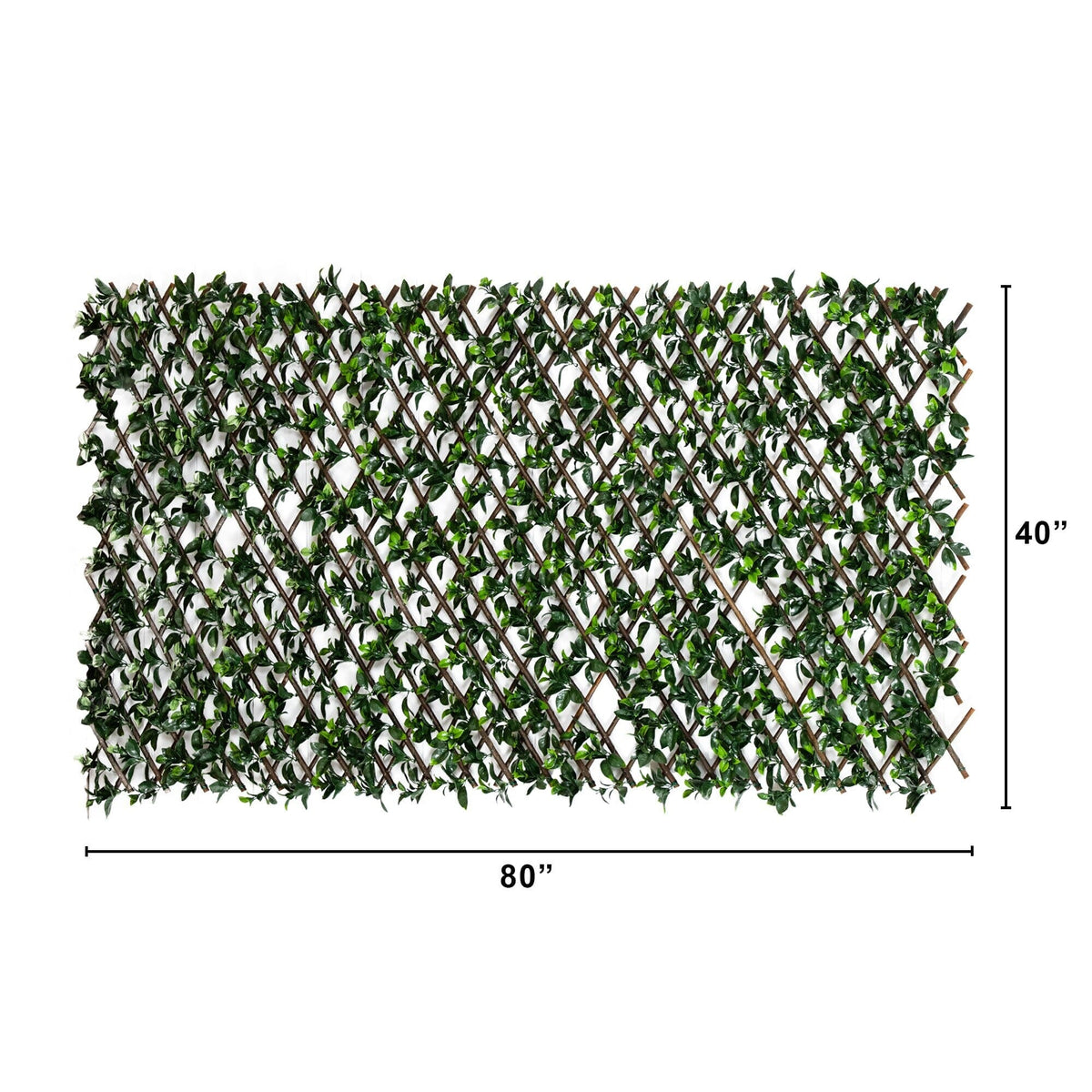 Nearly Natural 40x80 UV-resistant artificial gardenia privacy fence screen expandable lattice on Tampa Home & Garden Store