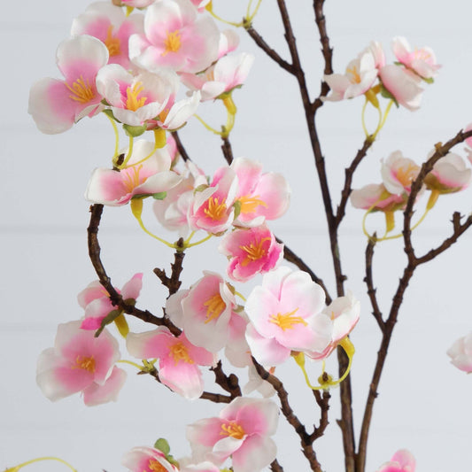 41" Artificial Cherry Blossom Flower Stems - Set of 3 - Tampa Home & Garden Store