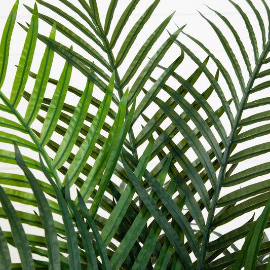 4.5’ Areca Palm Artificial Tree in Sand Colored Planter - Tampa Home & Garden Store