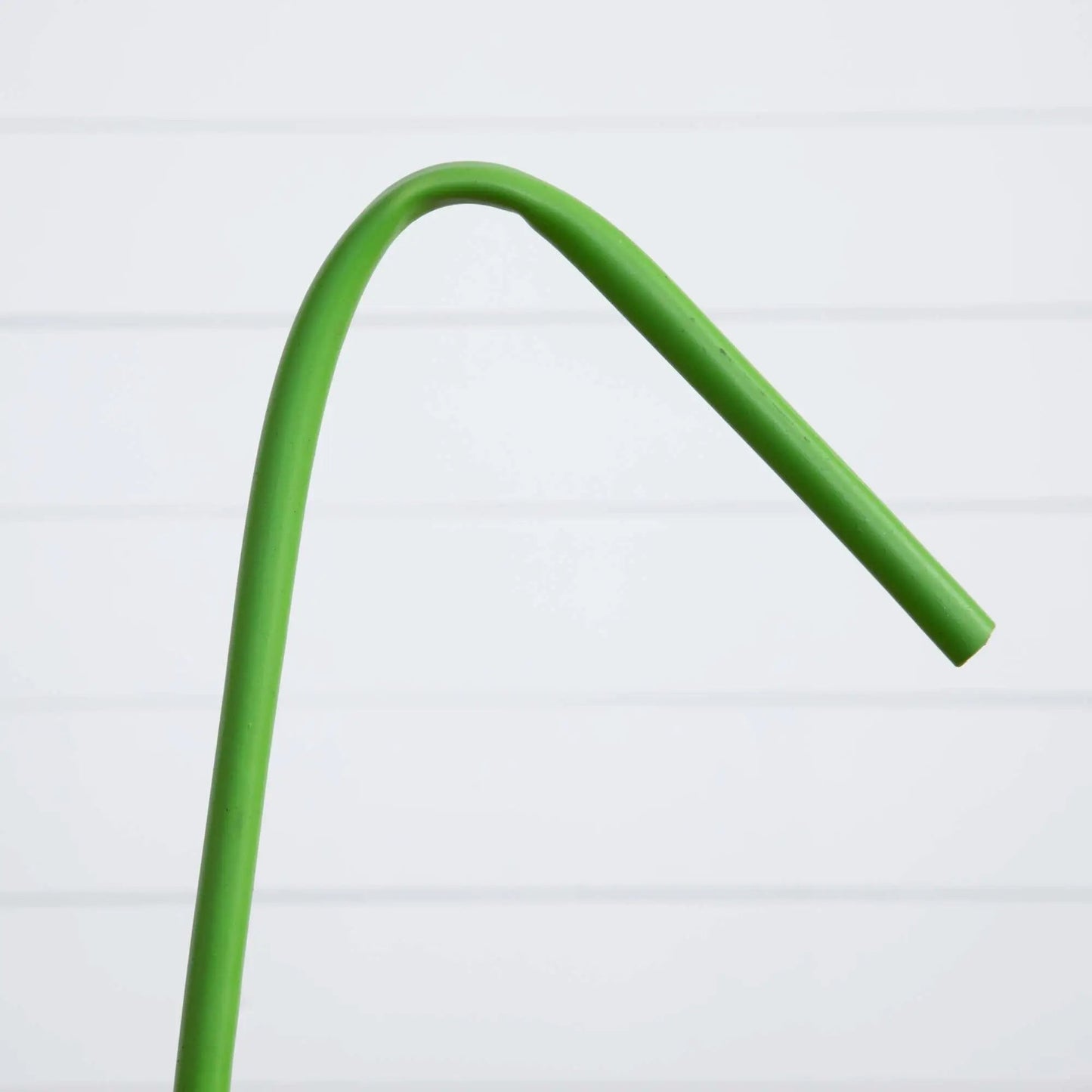 Artificial Gladiolus Flower Stems Set of 3 green plastic stems close-up on Tampa Home & Garden Store