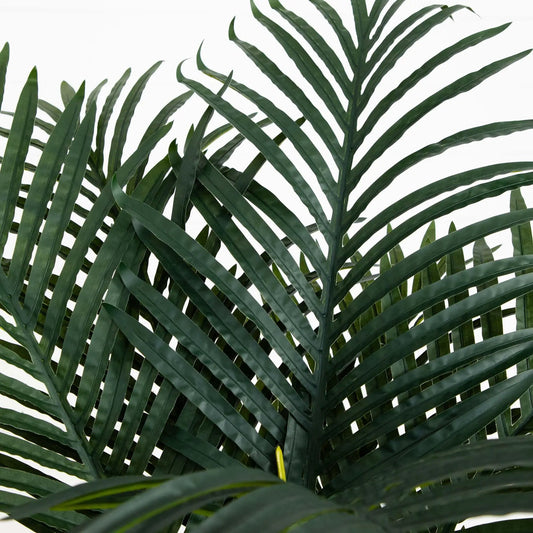 4.5 ft Golden Cane Palm artificial leaves by Nearly Natural on Tampa Home & Garden Store