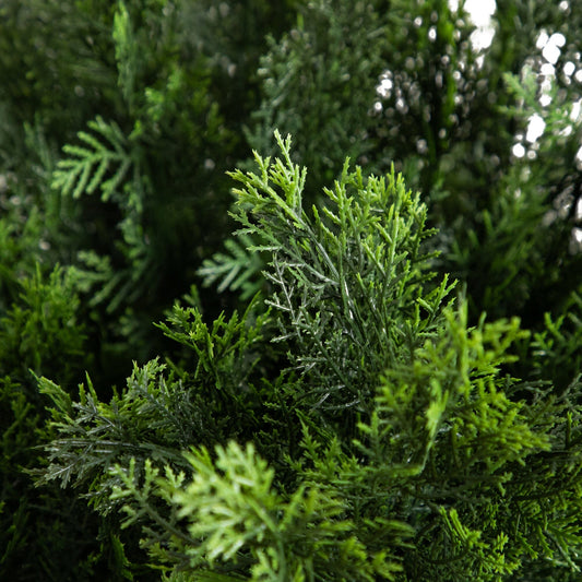 5’ Artificial Cedar Bush UV Resistant (Indoor/Outdoor) - Tampa Home & Garden Store