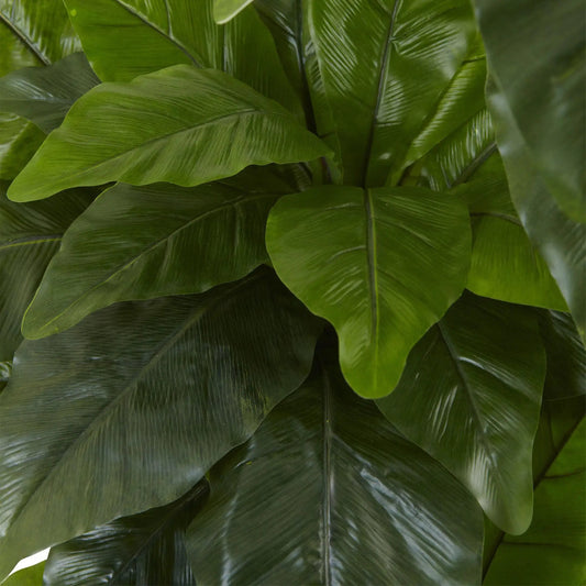 Nearly Natural 5 ft Bird Nest Fern Tree artificial UV resistant green indoor outdoor on Tampa Home & Garden Store