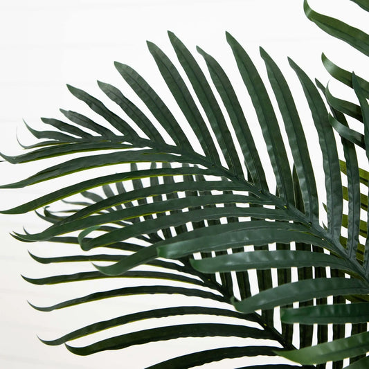 5 ft Golden Cane Artificial Palm Tree fronds dark green Nearly Natural on Tampa Home & Garden Store