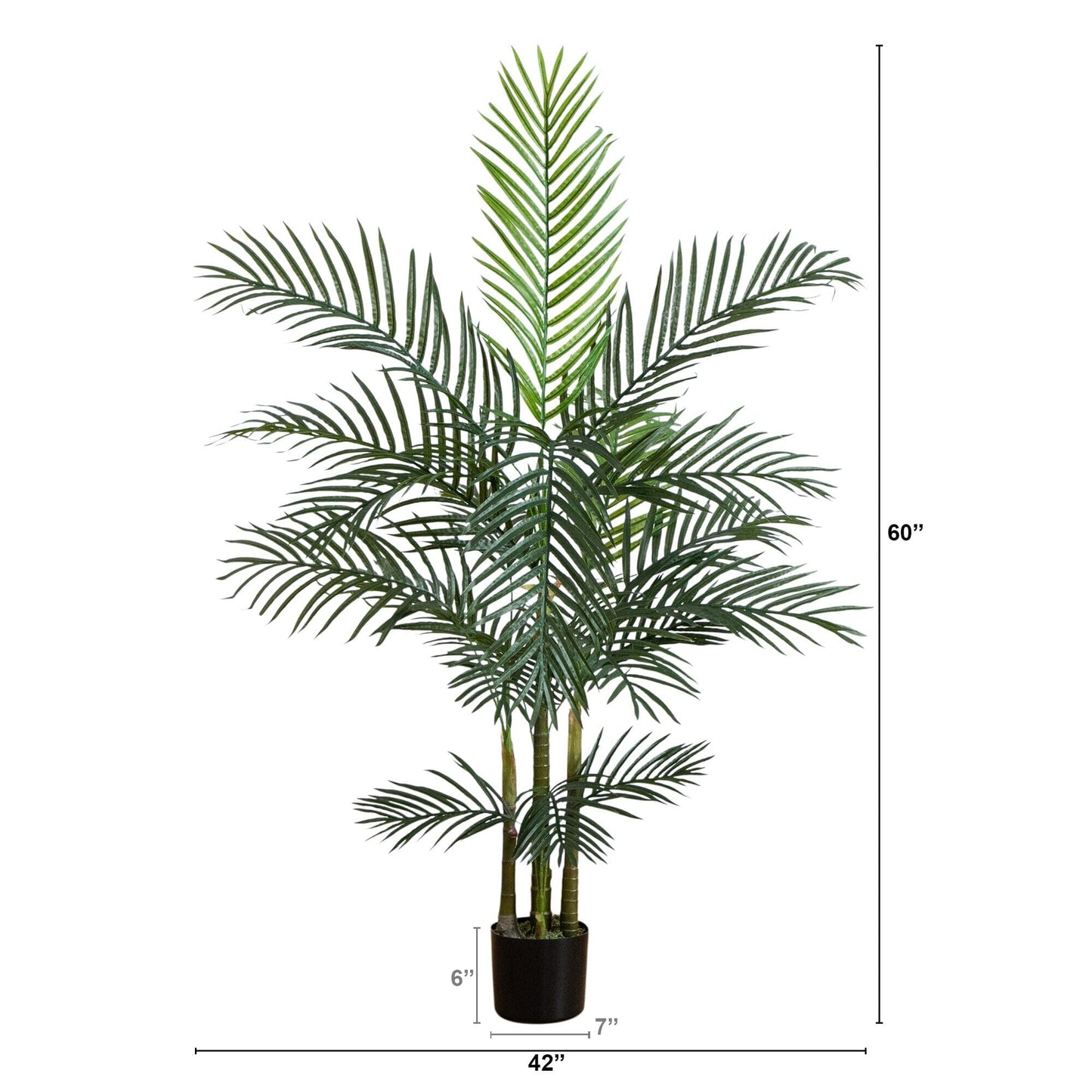 Artificial Areca Palm Tree And Outdoor Decor