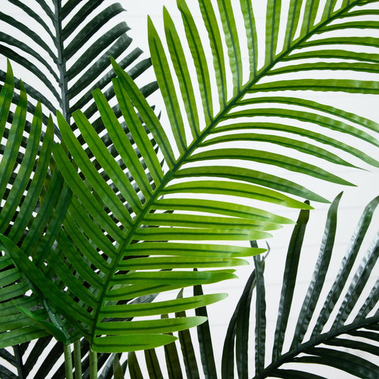 5.5’ Paradise Artificial Palm Tree in Sand Colored Planter - Tampa Home & Garden Store