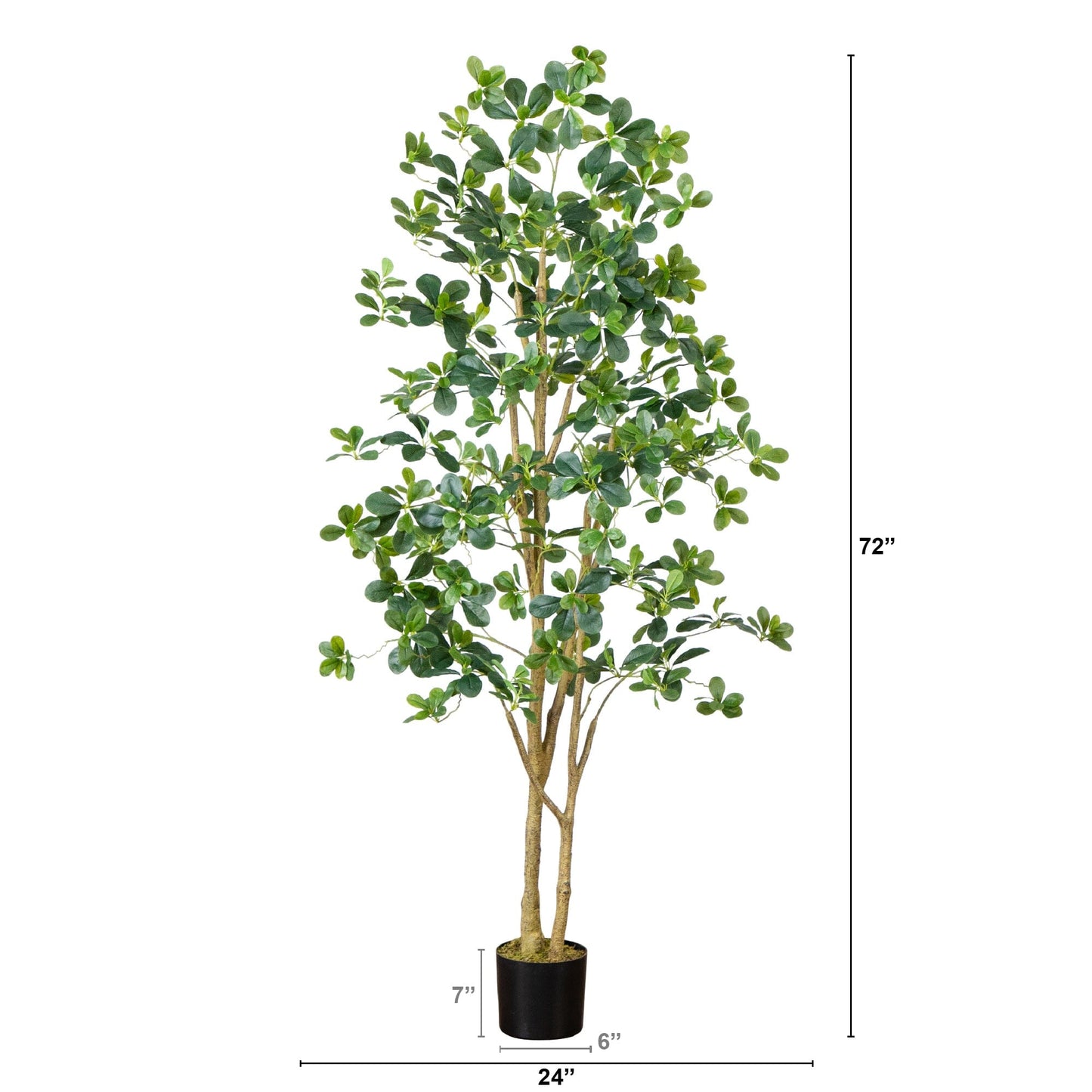 Artificial Black Olive Tree And Garden Decor
