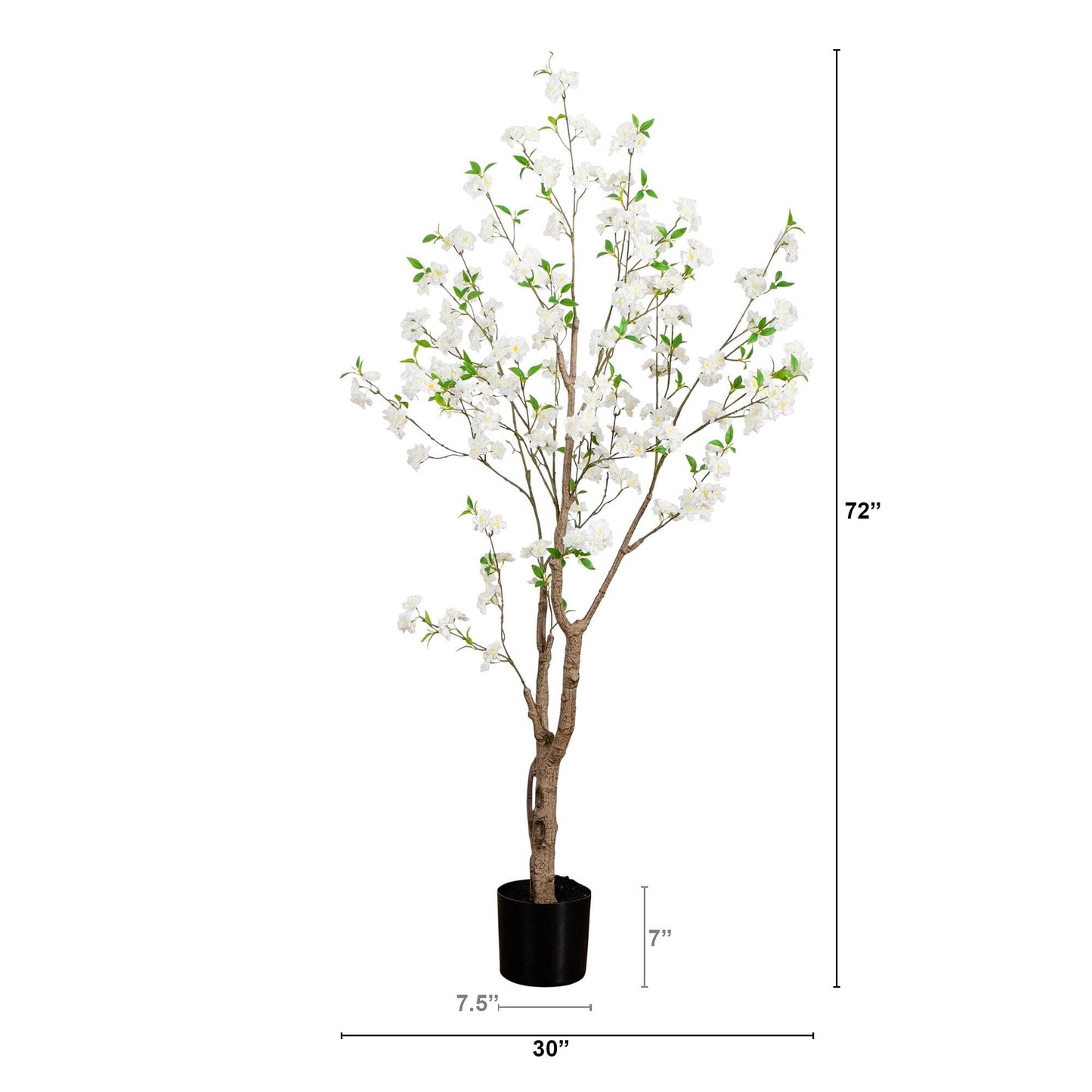 Deluxe 6 Foot Artificial Cherry Blossom Tree