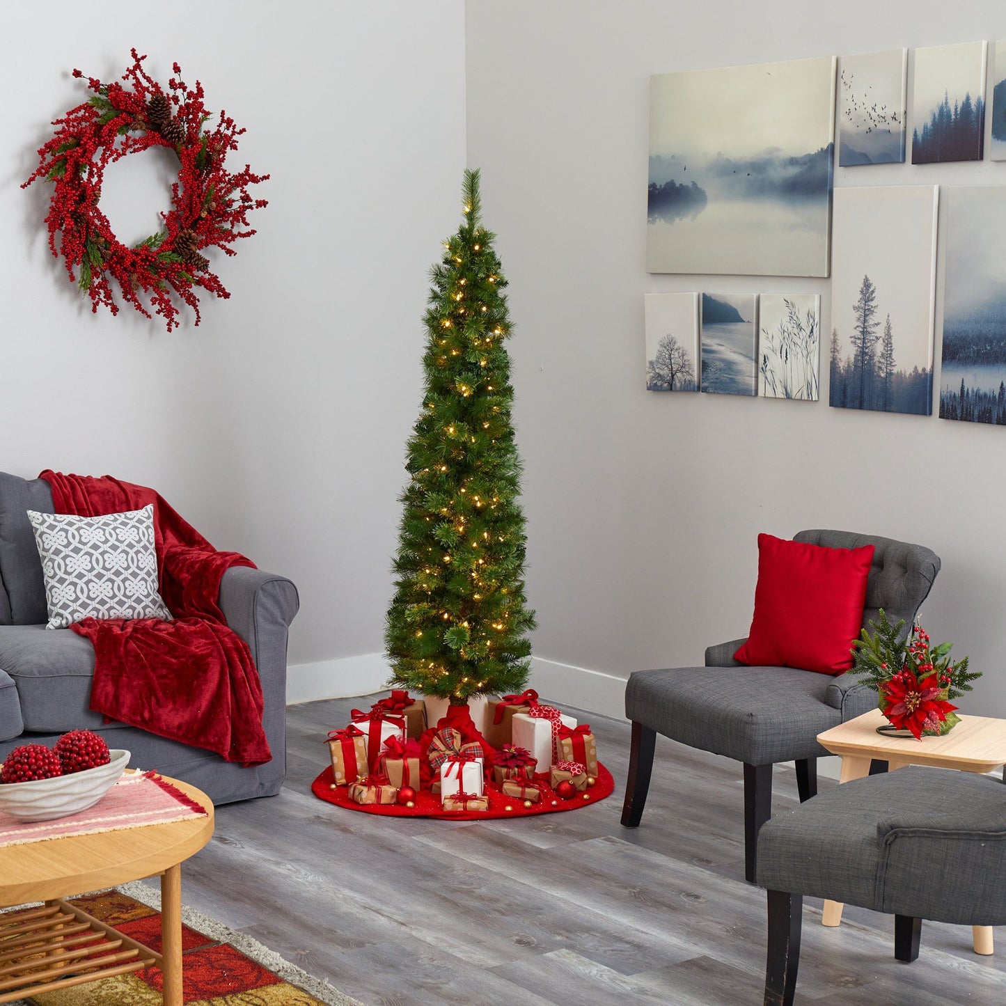 the Green Pencil Artificial Christmas Tree