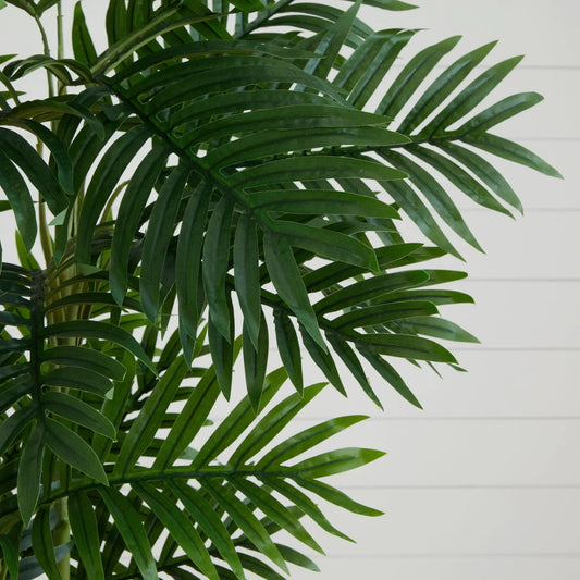 Six Foot Phoenix Palm Artificial Tree by Nearly Natural with dense green fronds on Tampa Home & Garden Store