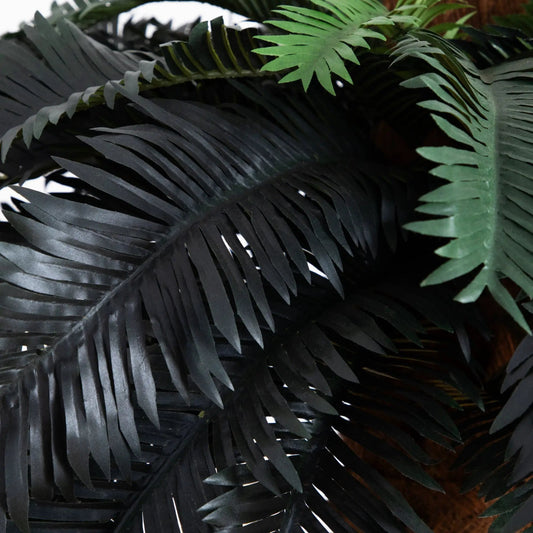 Six Foot Sago Palm Silk Tree by Nearly Natural, dark green artificial palm on Tampa Home & Garden Store