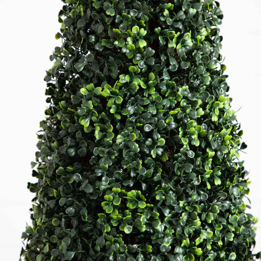 6’ UV Resistant Artificial Boxwood Topiary Cone Tree (Indoor/Outdoor) - Tampa Home & Garden Store