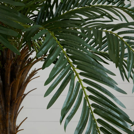 Seven Foot Cycas Palm Artificial Tree with green fronds Nearly Natural on Tampa Home & Garden Store