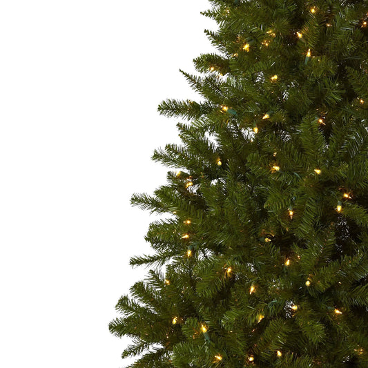 Windermere Christmas Tree with Clear Lights by Nearly Natural, 90-inch artificial evergreen on Tampa Home & Garden Store