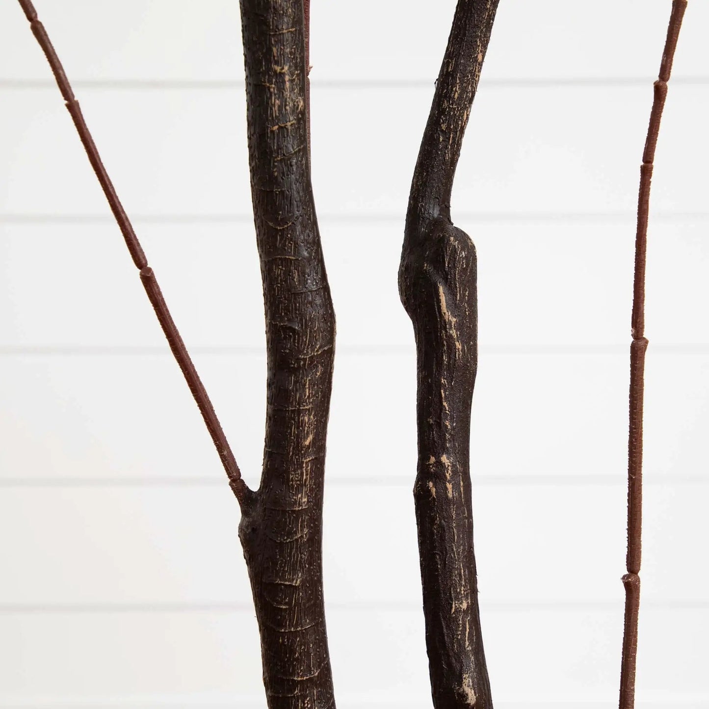 8 ft artificial Enkianthus tree by Nearly Natural with dark brown bark and twiggy branches for interiors on Tampa Home & Garden Store
