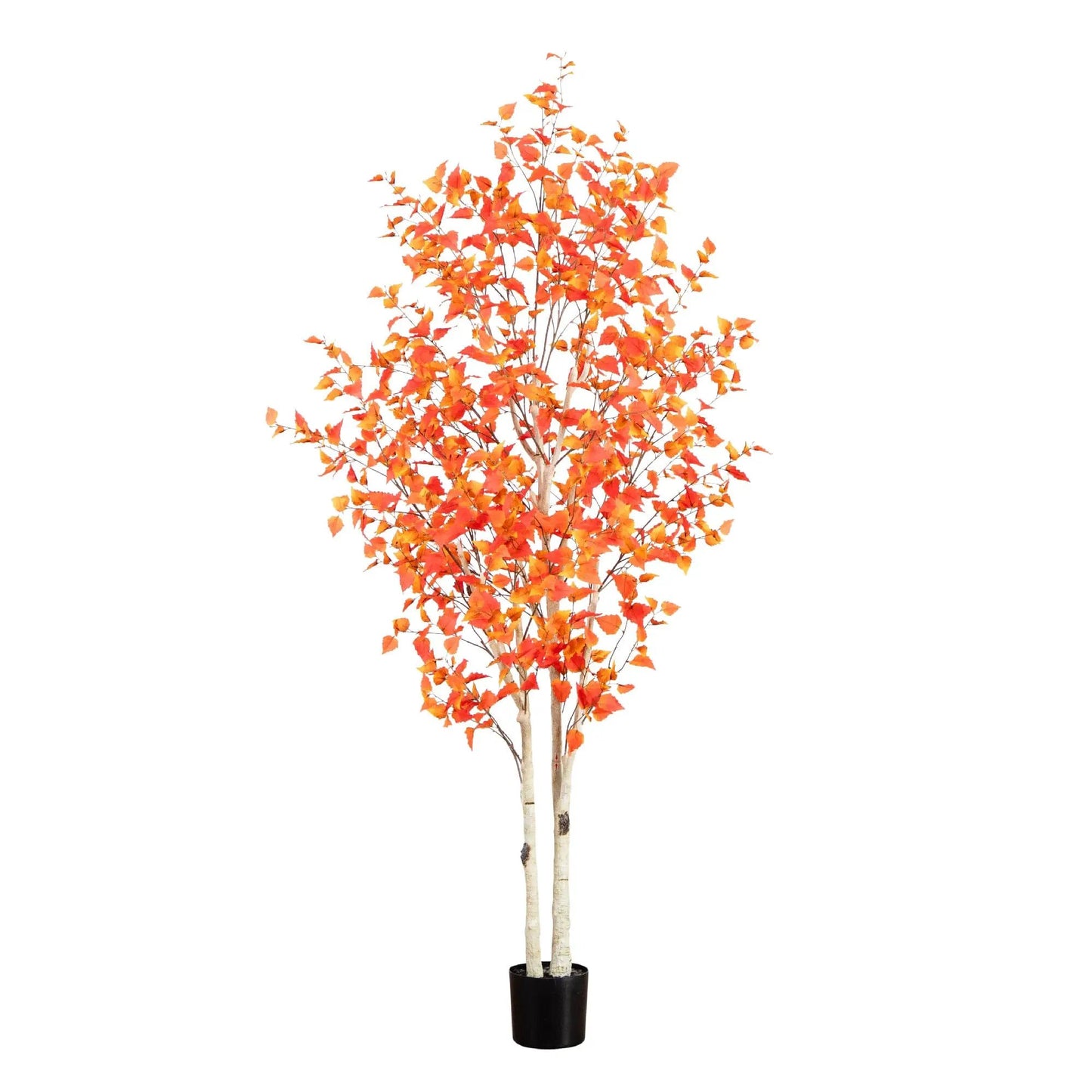 8’ Autumn Birch Artificial Fall Tree - Tampa Home & Garden Store