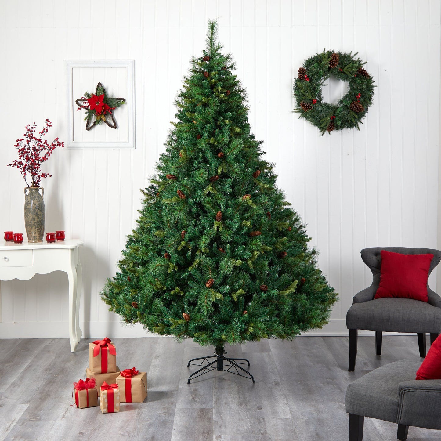 West Virginia Mixed Pine Christmas Tree and Led