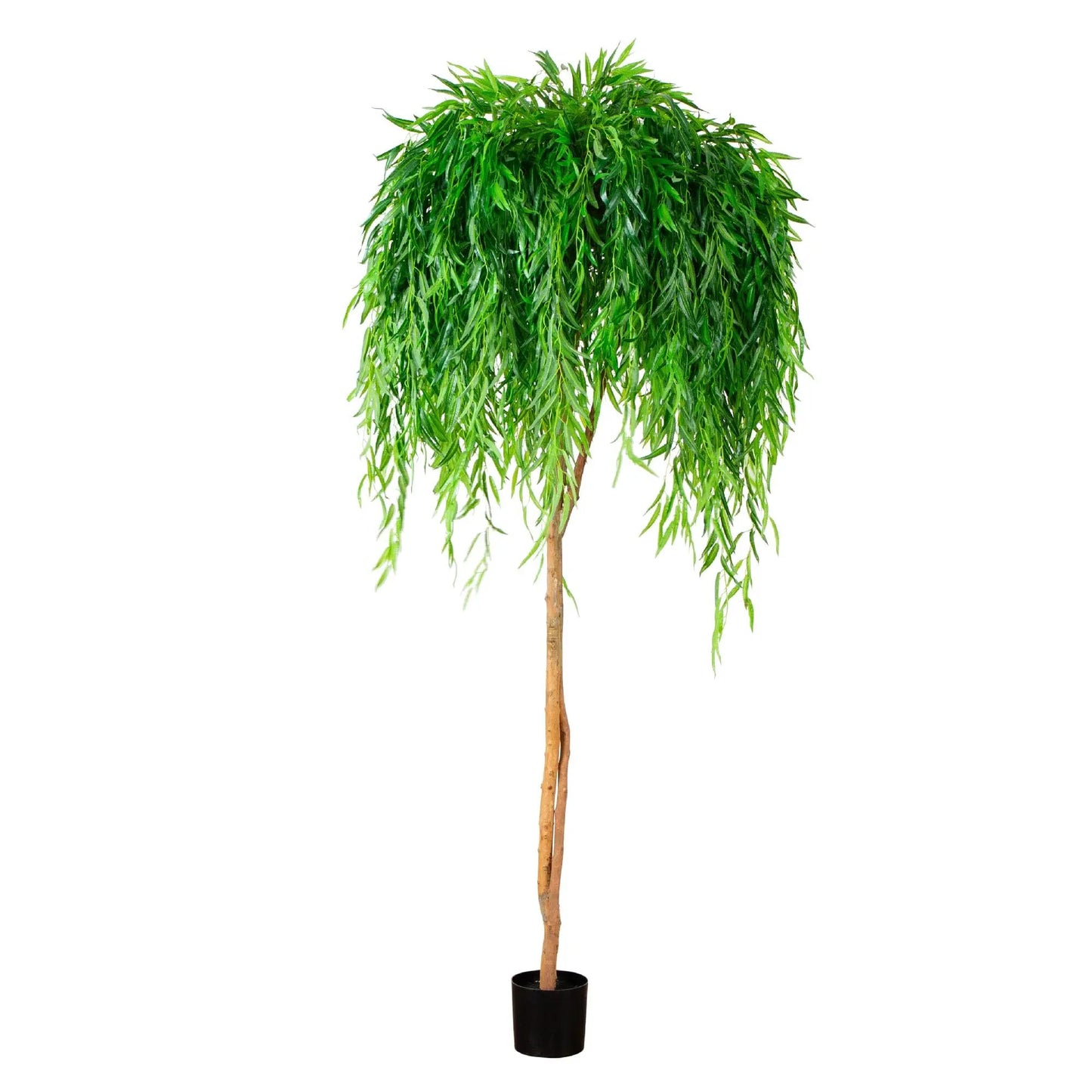 Willow Artificial Tree with Real Touch Leaves, 8 ft tall, Nearly Natural on Tampa Home & Garden Store