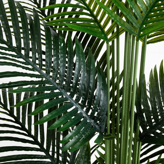 9 Foot Artificial Paradise Palm Tree with green leaves and speckled trunks Nearly Natural on Tampa Home & Garden Store