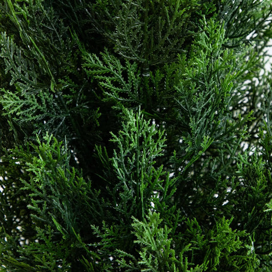 9 ft UV resistant cedar pine tree artificial foliage with dense green needles indoor/outdoor on Tampa Home & Garden Store