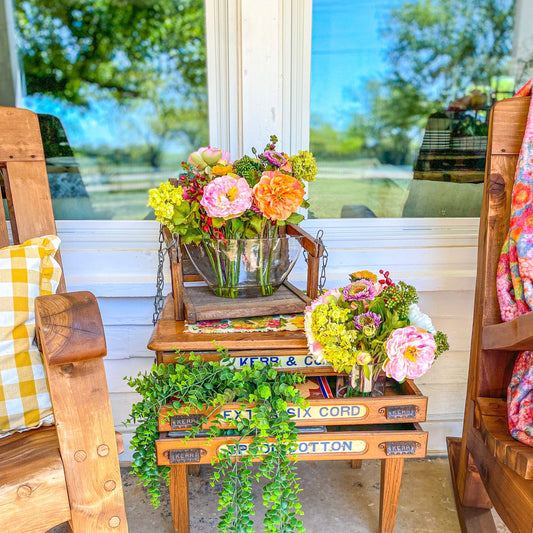 Artificial Peony Arrangement - Tampa Home & Garden Store