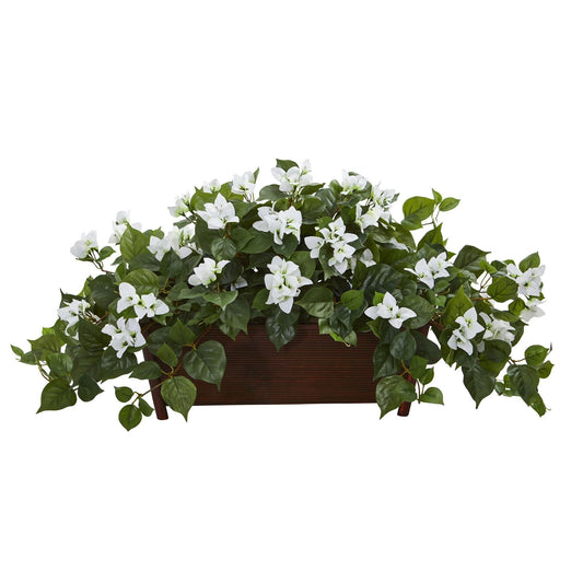 Bougainvillea Artificial Plant in Decorative Planter - Tampa Home & Garden Store