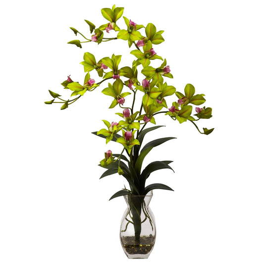 Dendrobium Orchid w/Vase Arrangement - Tampa Home & Garden Store