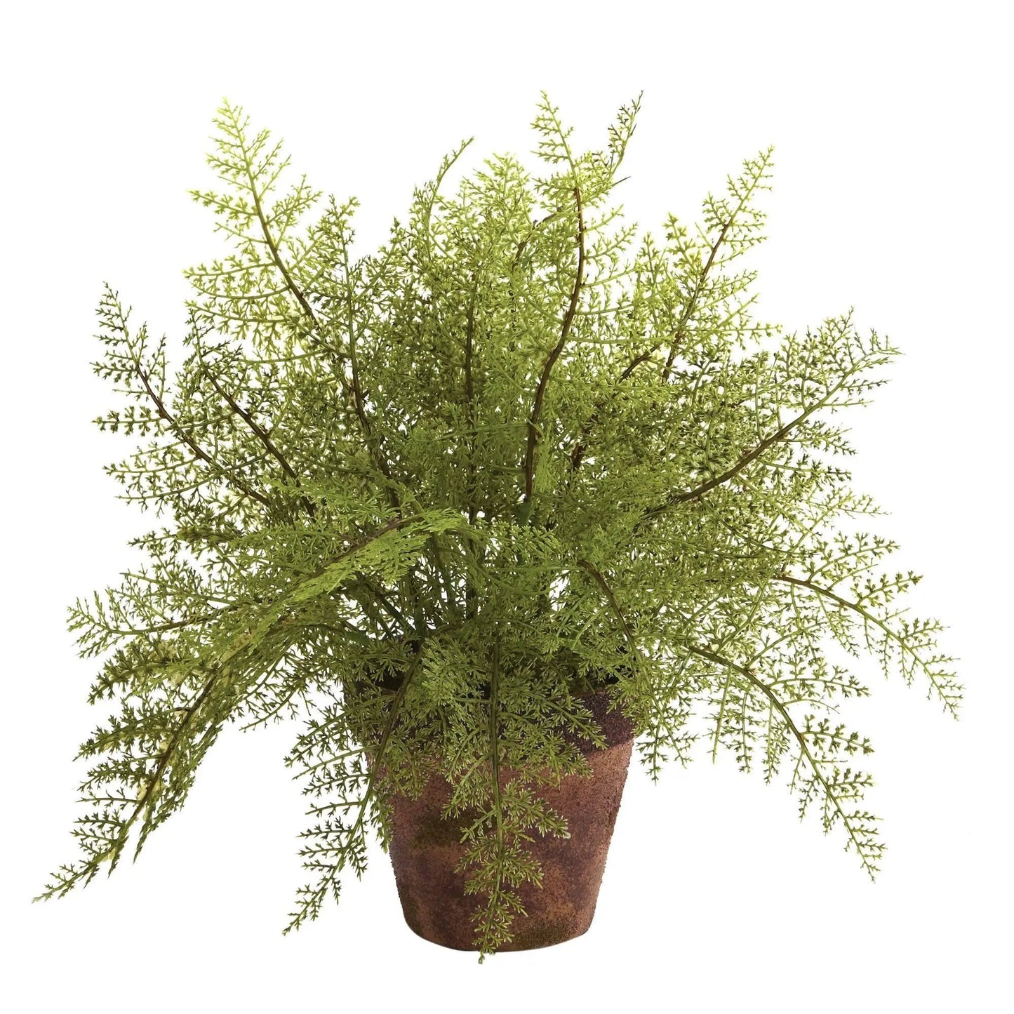 Ferns with Decorative Planters, Set of 2, Nearly Natural artificial non-flowering plants on Tampa Home & Garden Store