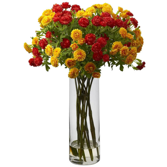 Japanese Silk Flower Arrangement - Tampa Home & Garden Store