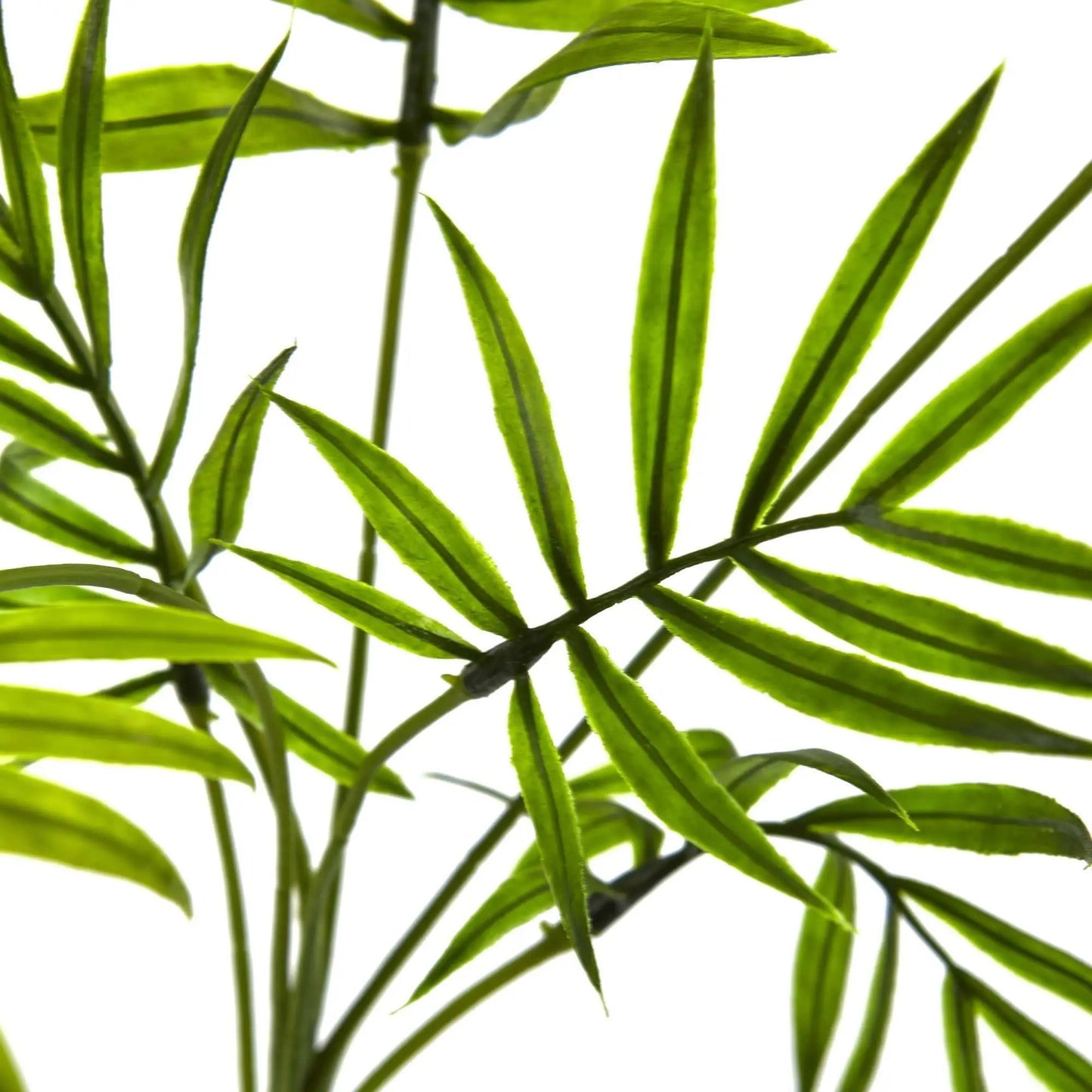 Mini Areca Palm Artificial Bushes Set of 8 with slender green leaves Nearly Natural on Tampa Home & Garden Store