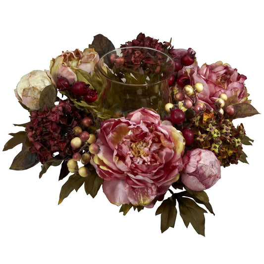 Peony Hydrangea Candelabrum - Tampa Home & Garden Store