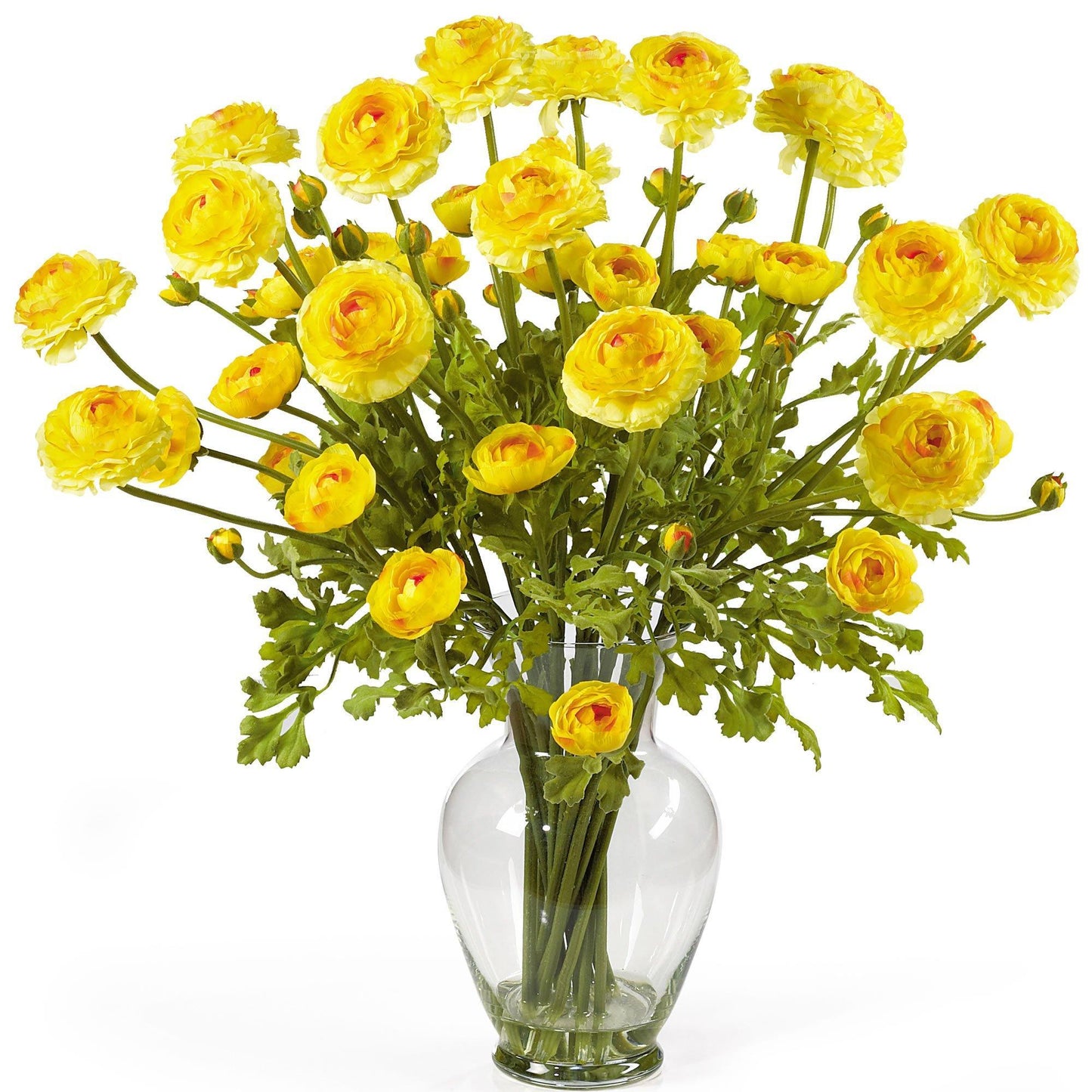 Ranunculus Liquid Illusion Silk Flower Arrangement - Tampa Home & Garden Store