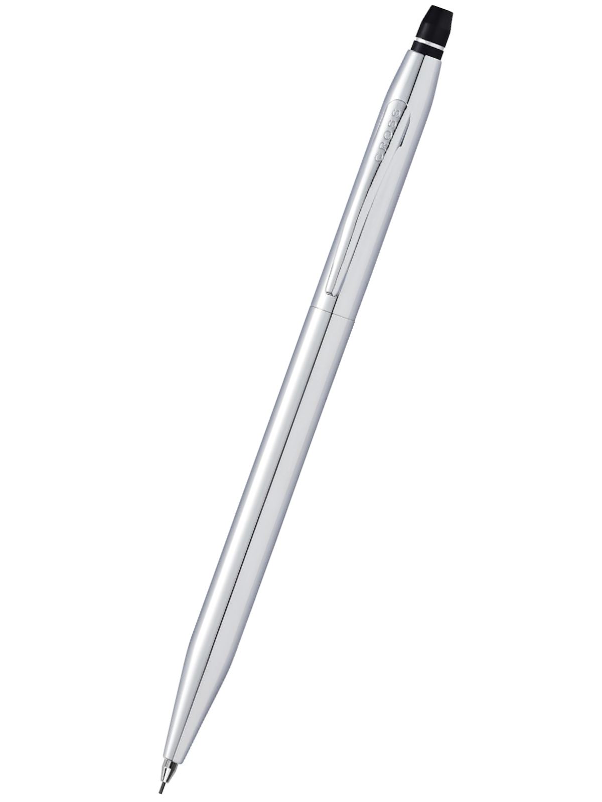 A.T. Cross Click Chrome ballpoint pen with sleek metal barrel and clip on Tampa Home & Garden Store