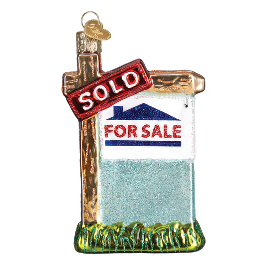 Old World Christmas Realty Sign - Tampa Home & Garden Store